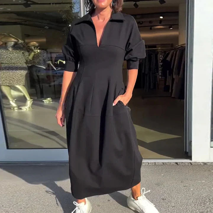 Karolin | Rahat Uzun Elbise