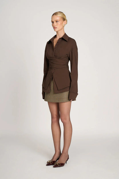 Freya | Vücuda Oturan Sarma Gömlek