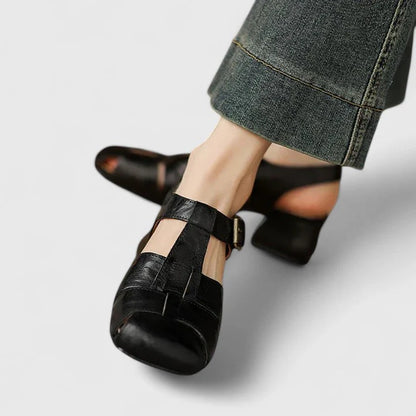 Madilyn | Zarif Deri Sandaletler