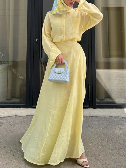 Anaya - 2 Parçalı Keten Set