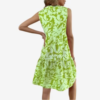 Noréa | Midi Boy Çiçek Desenli Etekli Elbise