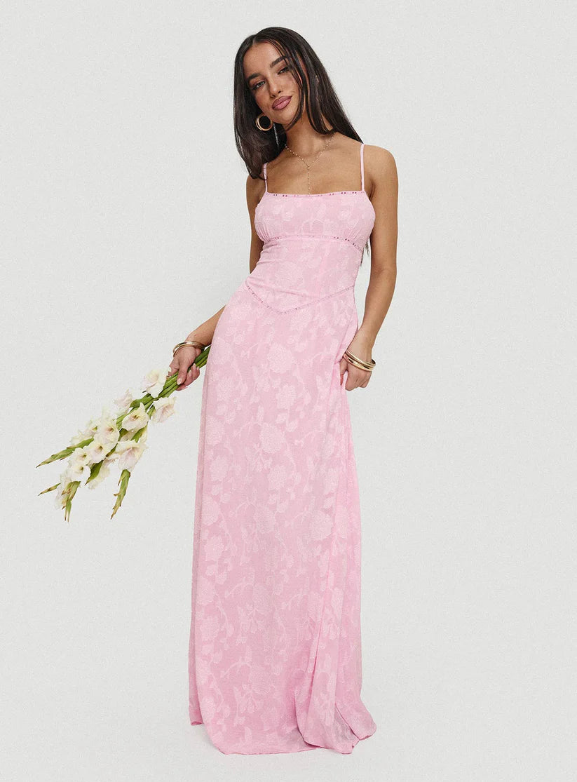 South Of France Maxi Elbise